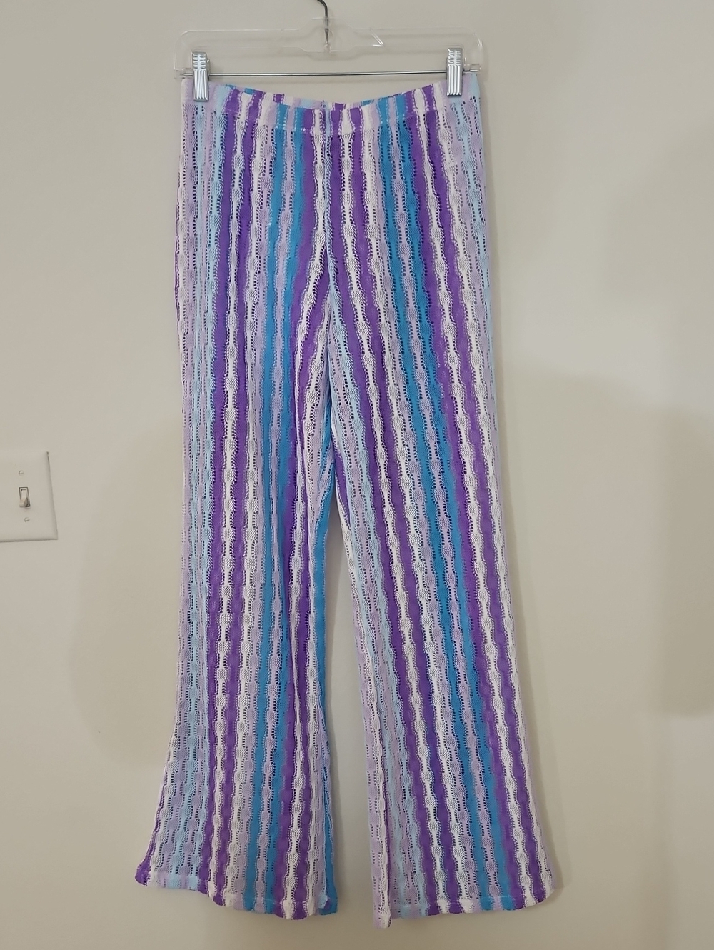 Wild Fable Purple & Blue Knit Pool Lounge Pants